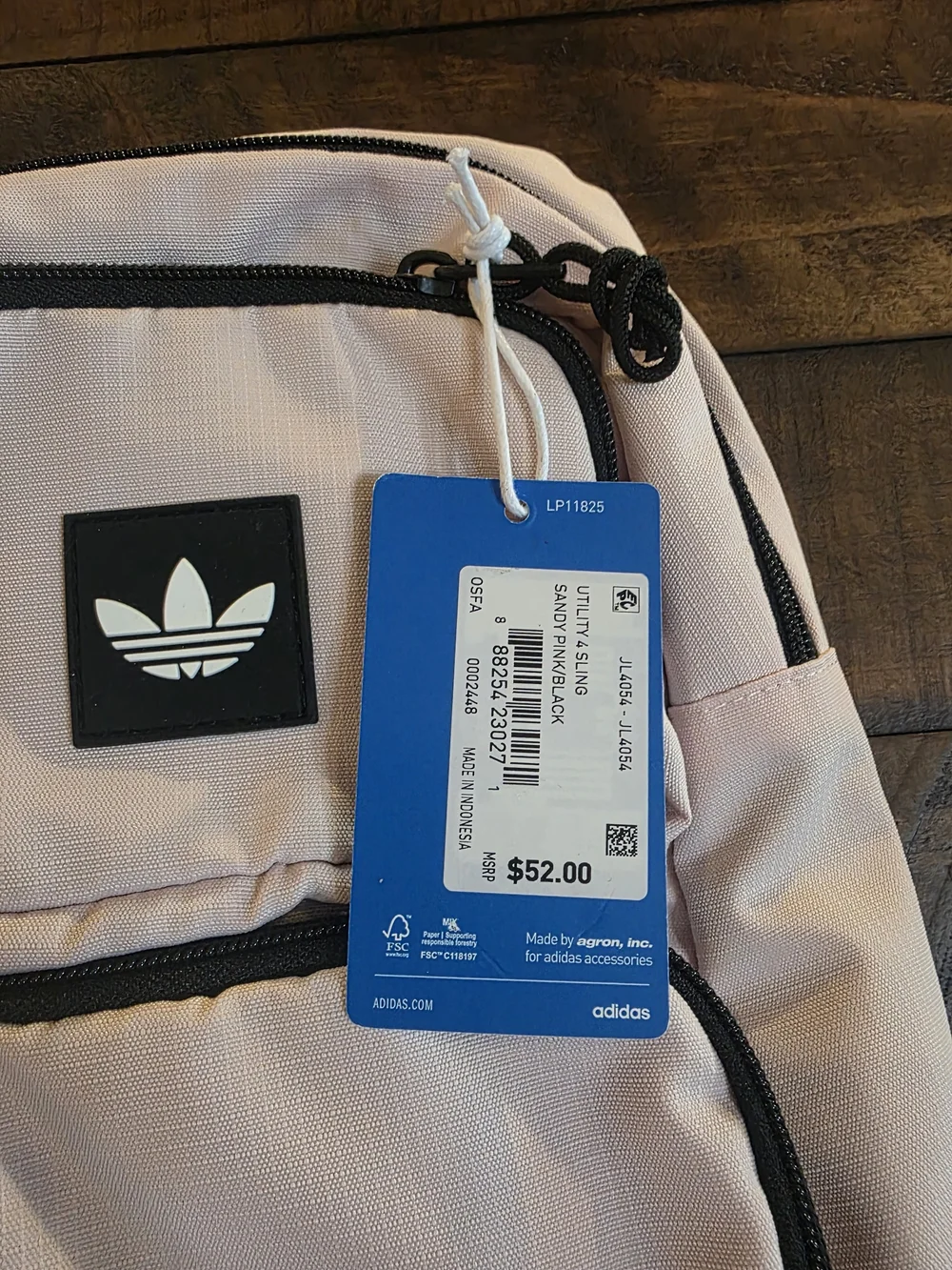 Adidas Sand Pink/Black Crossbody